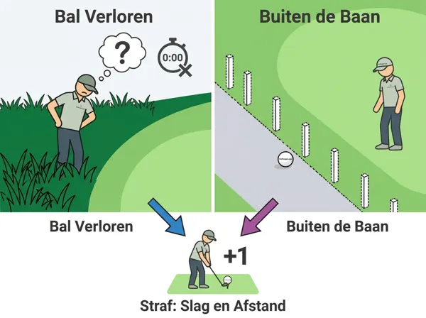 Ball verloren oder im Aus (Regel 18)